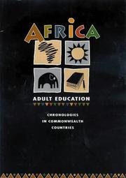 Cover of: Africa: Adult Education Chronologies in Commonwealth Countries