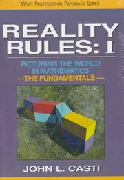 Cover of: Reality Rules, 2 Volume Set by John L. Casti