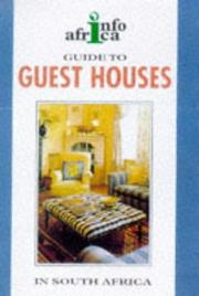 Cover of: Guide to Guest Houses in South Africa (Info Africa) | New Holland Ltd