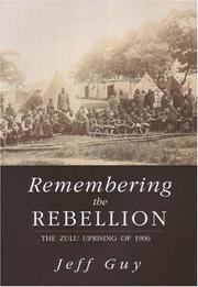 Cover of: Remembering the Rebellion by Jeff Guy