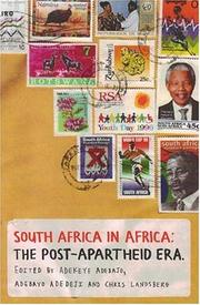 Cover of: South Africa in Africa: The Post-Apartheid Era