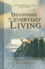 Cover of: Devotions for Everyday Living (Good Morning Lord Devotions)