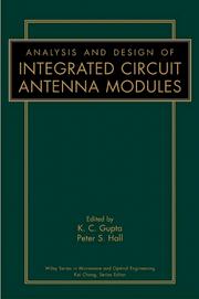 Cover of: Analysis and Design of Integrated Circuit-Antenna Modules