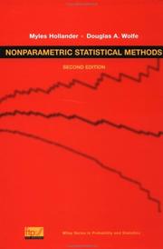 Cover of: Nonparametric statistical methods by Myles Hollander