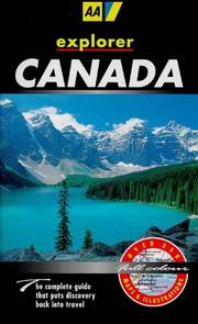 Cover of: AA Explorer: Canada