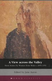 Cover of: A View Across the Valley (Honno Classics)