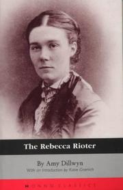 Cover of: The Rebecca Rioter (Honno Classics) by Elizabeth Amy Dillwyn