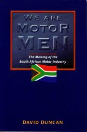 Cover of: We Are Motor Men