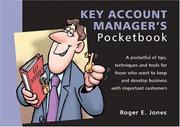 Cover of: The Key Account Manager's Pocketbook by Roger E. Jones