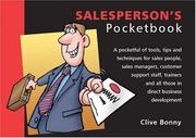 Cover of: Salesperson's (Management Pocketbooks) by Clive Bonny