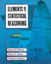 Cover of: Elements of statistical reasoning.