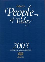 Cover of: Debrett's People of Today