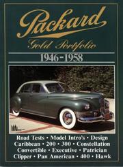 Cover of: Packard 1946-1958 Gold Portfolio