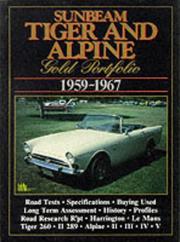 Cover of: Sunbeam Alpine And Tiger, 1959-1967 G.p. (Gold Portfolio) by R. M. Clarke