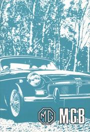 Cover of: MG MGB (US) Owner Hndbk