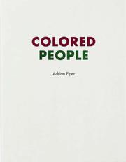 Cover of: Colored People: A Collaborative Book Project