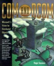 Cover of: COM and DCOM by Sessions, Roger