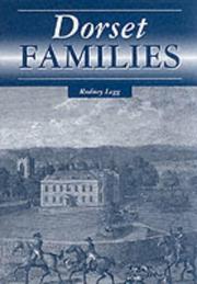 Cover of: Dorset Families