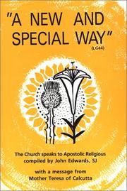 Cover of: A New and Special Way by John C. Edwards, John C. Edwards