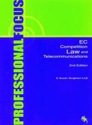 Cover of: EC Competition Law and Telecommunications