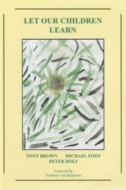 Cover of: Let Our Children Learn