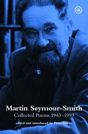 Cover of: Martin Seymour Smith