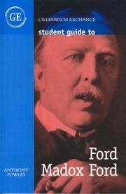 Cover of: Student Guide to Ford Madox Ford (Student Guides)