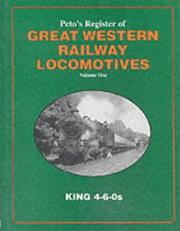 Cover of: Peto's Register of Great Western Locomotives by Bill Peto, Martin Smith, Bill Peto