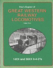 Cover of: Peto's Register of Great Western Locomotives by Bill Peto, Bill Peto