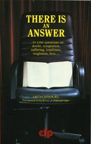 Cover of: There is an Answer: