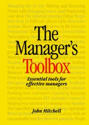 Cover of: The Manager's Toolbox