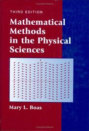Cover of: Mathematical Methods in the Physical Sciences by Mary L. Boas