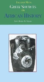 Cover of: Greek Sources of African History: From Homer to Strabo