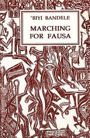 Cover of: Marching for Fausa (Plays)