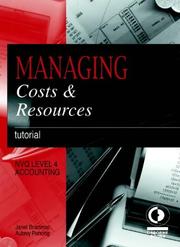 Cover of: Managing Costs and Resources Tutorial