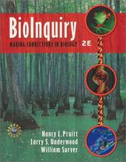Cover of: BioInquiry by Nancy L. Pruitt