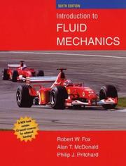 Cover of: Introduction to fluid mechanics by Fox, Robert W.