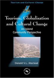 Cover of: Tourism, Globalization and Cultural Change: An Island Community Perspective (Tourism and Cultural Change)