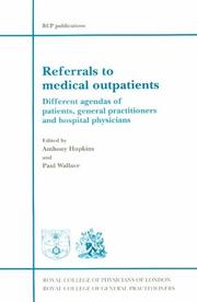 Cover of: Referrals to Medical Outpatients