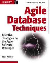 Cover of: Agile database techniques by Scott W. Ambler