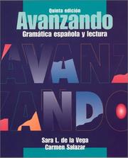 Cover of: Avanzando: Gram&aacute;tica española y lectura