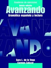 Cover of: Cuaderno de ejercicios para Avanzando, Workbook by Sara Lequerica de la Vega, Carmen Salazar