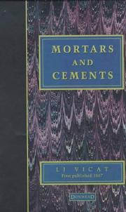 Cover of: Mortars and Cements