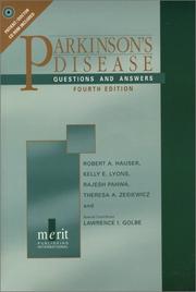 Cover of: Parkinson's Disease by Kelly E. Lyons, Rajesh Pahwa, Theresa A. Zesiewicz, Lawrence I. Golbe