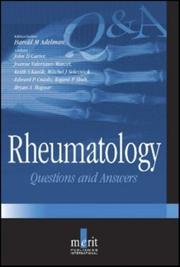 Rheumatology by Harold M., M.D. Adelman, John D. Carter, Joanne, M.D. Valeriano-Marcet, Keith S., M.D. Kanik, Mitchel J., M.D. Seleznick