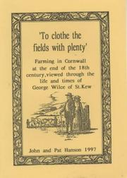Cover of: To Clothe the Fields with Plenty'