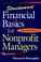 Cover of: Streetsmart financial basics for nonprofit managers