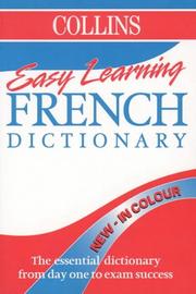 Cover of: Collins Easy Learning French Dictionary