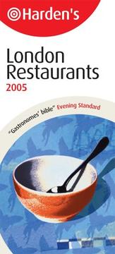 Cover of: Hardens London Restaurants (Hardens Guide)