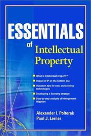 Cover of: Essentials of intellectual property